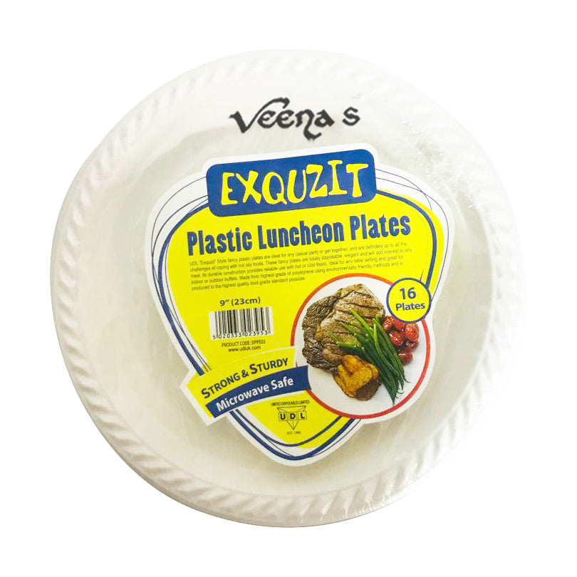 Udl 9 Exquzit Wh Luncheon Plates Dppe03