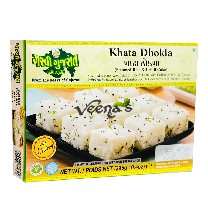Buy Garvi Gujarat Khatta Dhokla 295g at Veenas.com - Online Indian Grocery Store UK