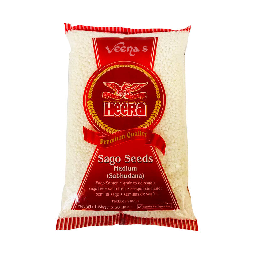 Buy Heera Sago Seeds Medium 1.5kg at Veenas.com - Online Indian Grocery Store UK