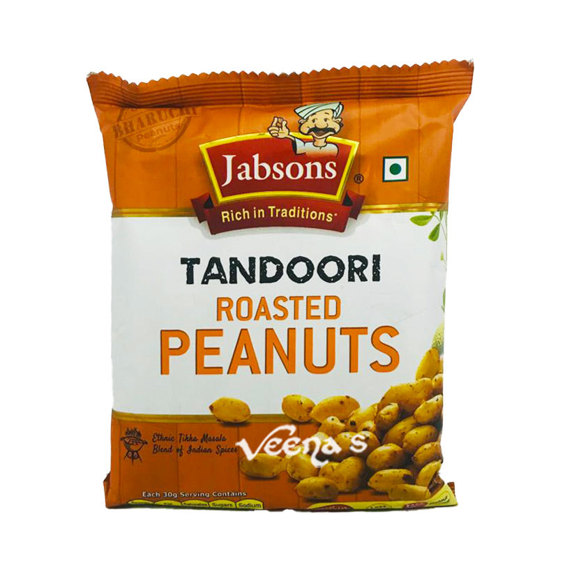 Buy Jabsons Tandoori Roasted Peanuts 140g at Veenas.com - Online Indian Grocery Store UK