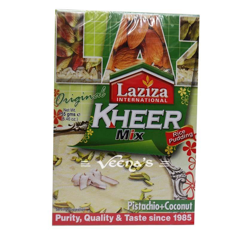 Buy Laziza Kheer Mix (Pistachio+Coconut) 155G at Veenas.com - Online Indian Grocery Store UK