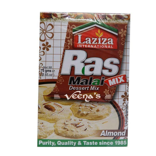 Laziza Rasmalai Mix (Almond) 75G - veenas.com