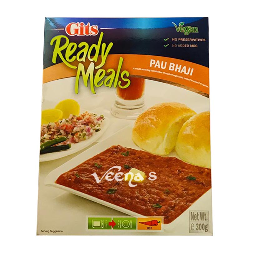 Buy Gits Ready Meals Pau Bhaji 300g at Veenas.com - Online Indian Grocery Store UK