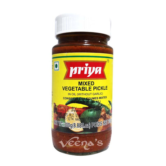 Priya Mixed Veg Pickle 300g