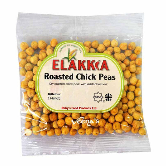 Elakkia Roasted Chick Peas 100g - veenas.com