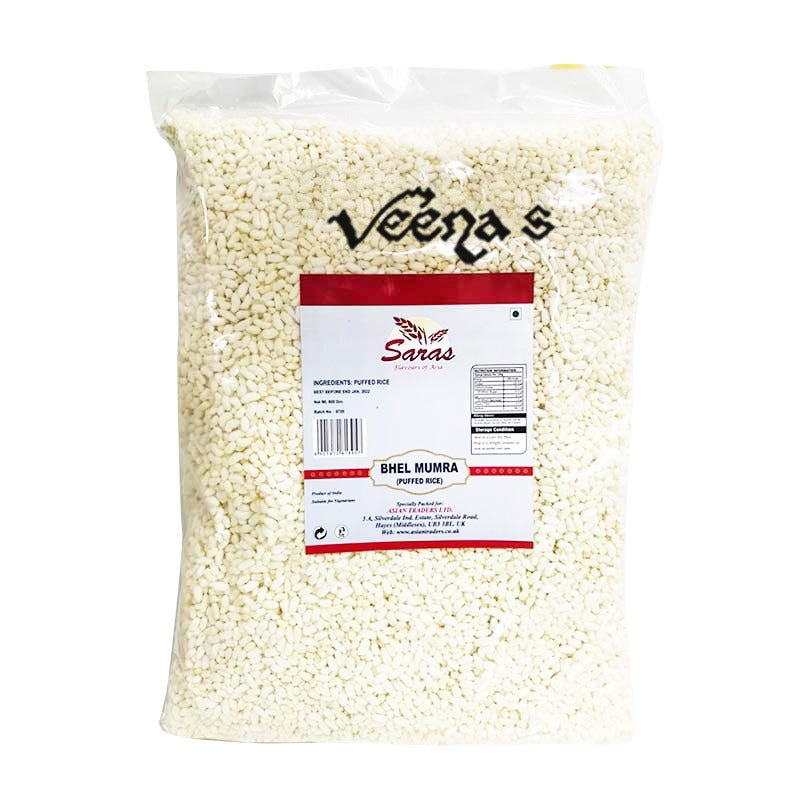 Buy Saras Bhel Mumra 800g at Veenas.com - Online Indian Grocery Store UK
