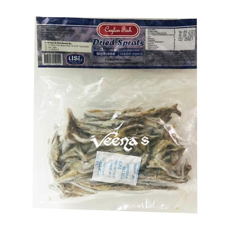 Buy USL Dried Sprats (Ceylon Fish) at Veenas.com - Online Indian Grocery Store UK