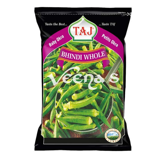 Taj Bhindi Whole (Baby Okra) 300gm - veenas.com
