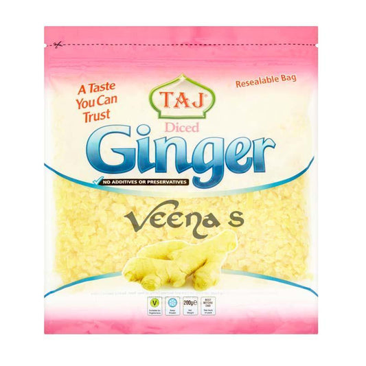 Taj Diced Ginger 200g