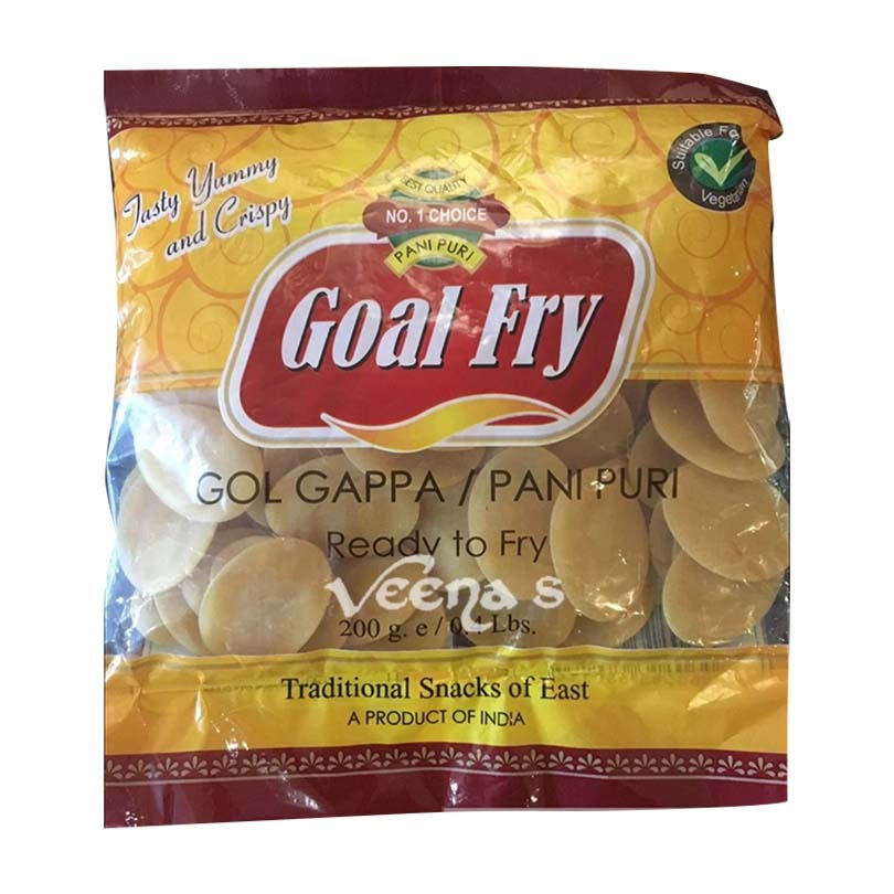 Buy Goal Fry Gol Gappa/Pani Puri 200g at Veenas.com - Online Indian Grocery Store UK