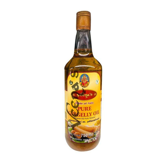 Veenas Sesame Oil 750ml (Pet bottle) - veenas.com