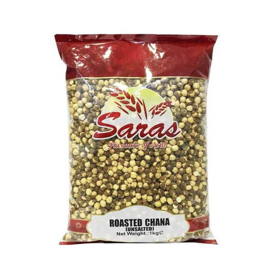 Saras Roasted Chana (Unsalted) 1kg