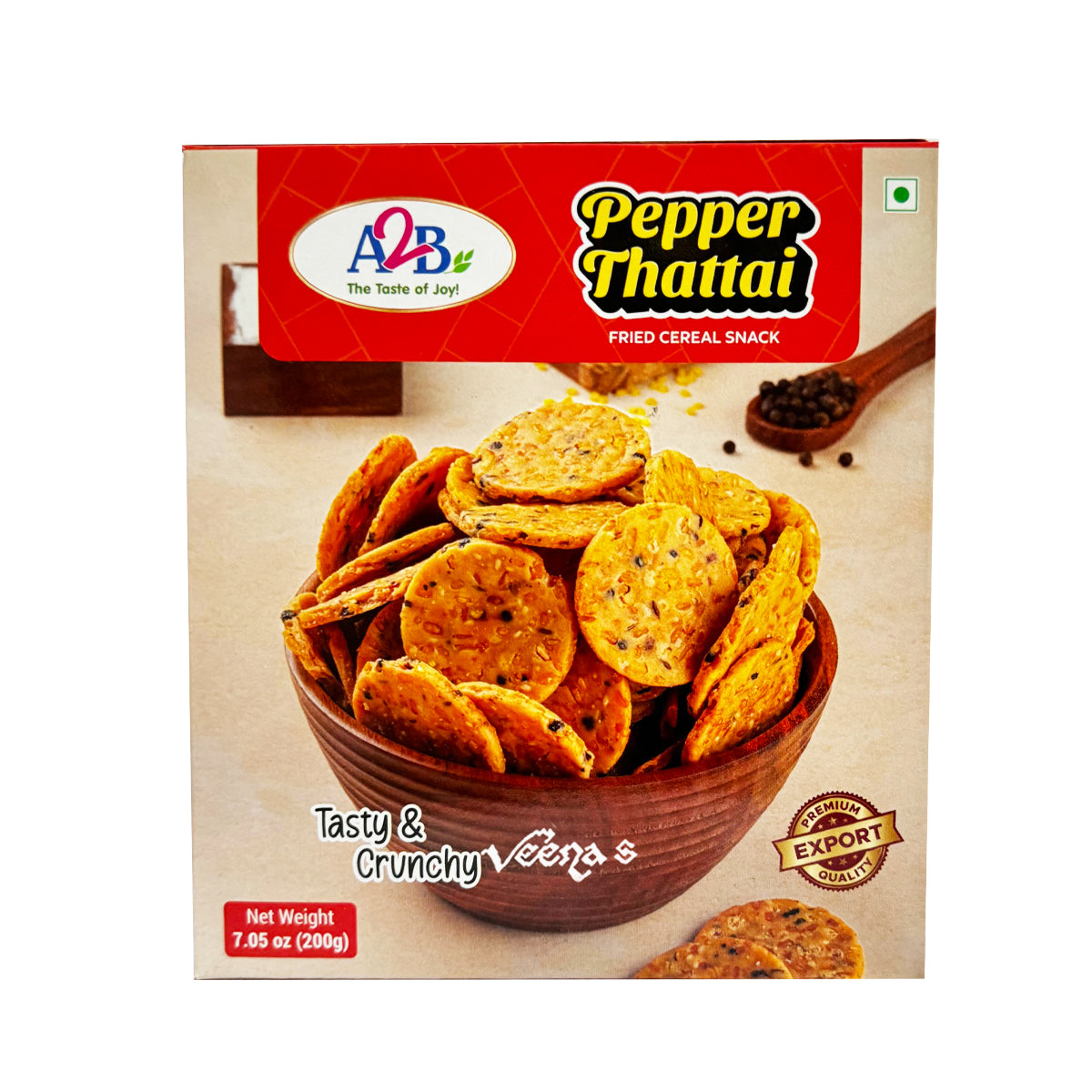 A2B South Indian Pepper Thattai 200g