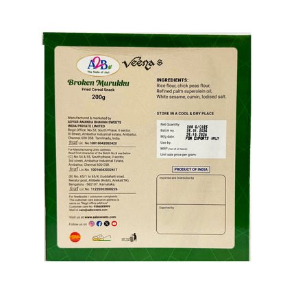 A2B Broken Butter Murukku 200g
