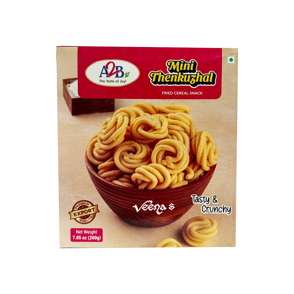 Buy A2B Mini Thenkuzhal 200g at Veenas.com - Online Indian Grocery Store UK