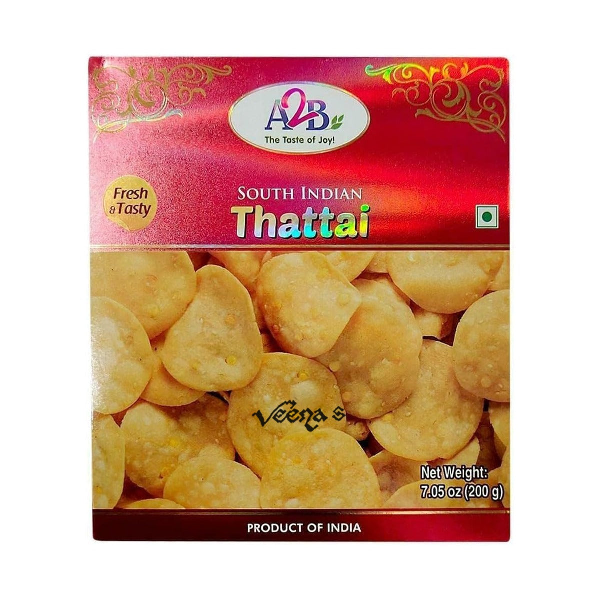 Buy A2B South Indian Thattai 200g at Veenas.com - Online Indian Grocery Store UK