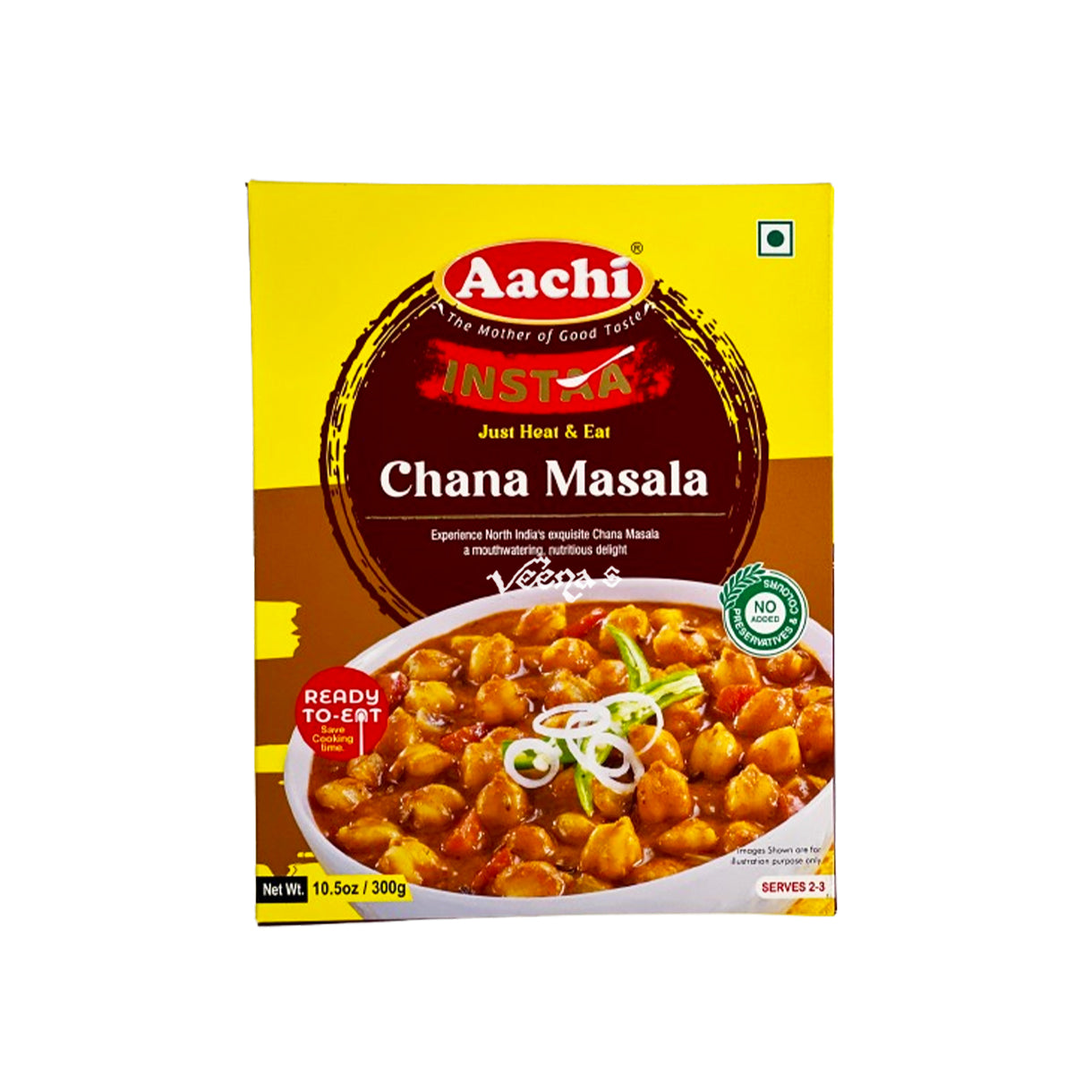 Buy Aachi Heat & Eat Chana Masala 300g at Veenas.com - Online Indian Grocery Store UK