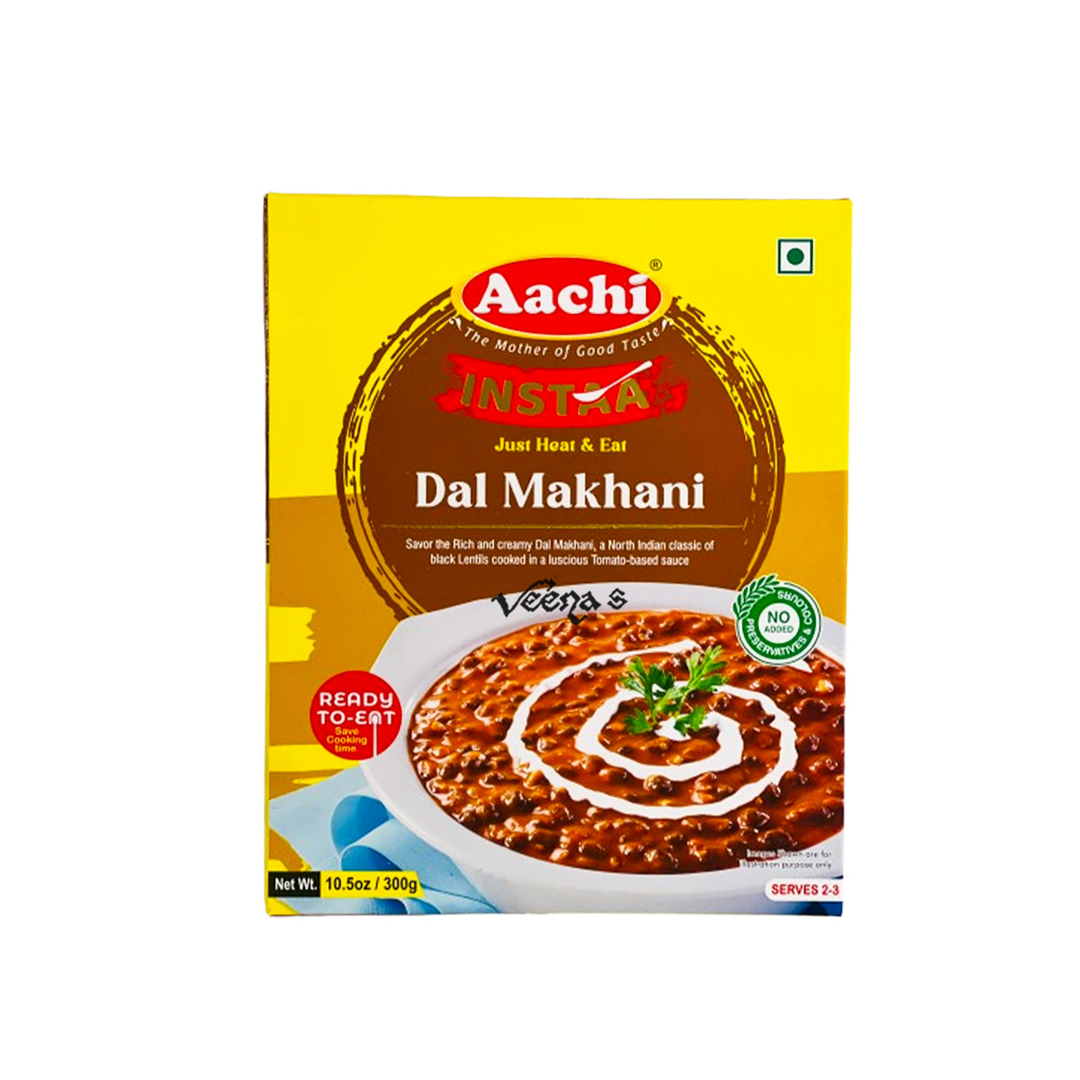 Buy Aachi Heat & Eat Dal Makhani 300g at Veenas.com - Online Indian Grocery Store UK