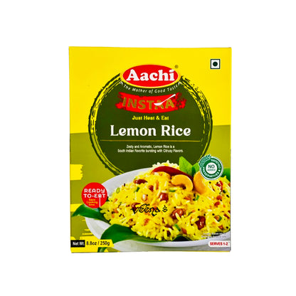 Buy Aachi Heat & Eat Lemon Rice 250g at Veenas.com - Online Indian Grocery Store UK