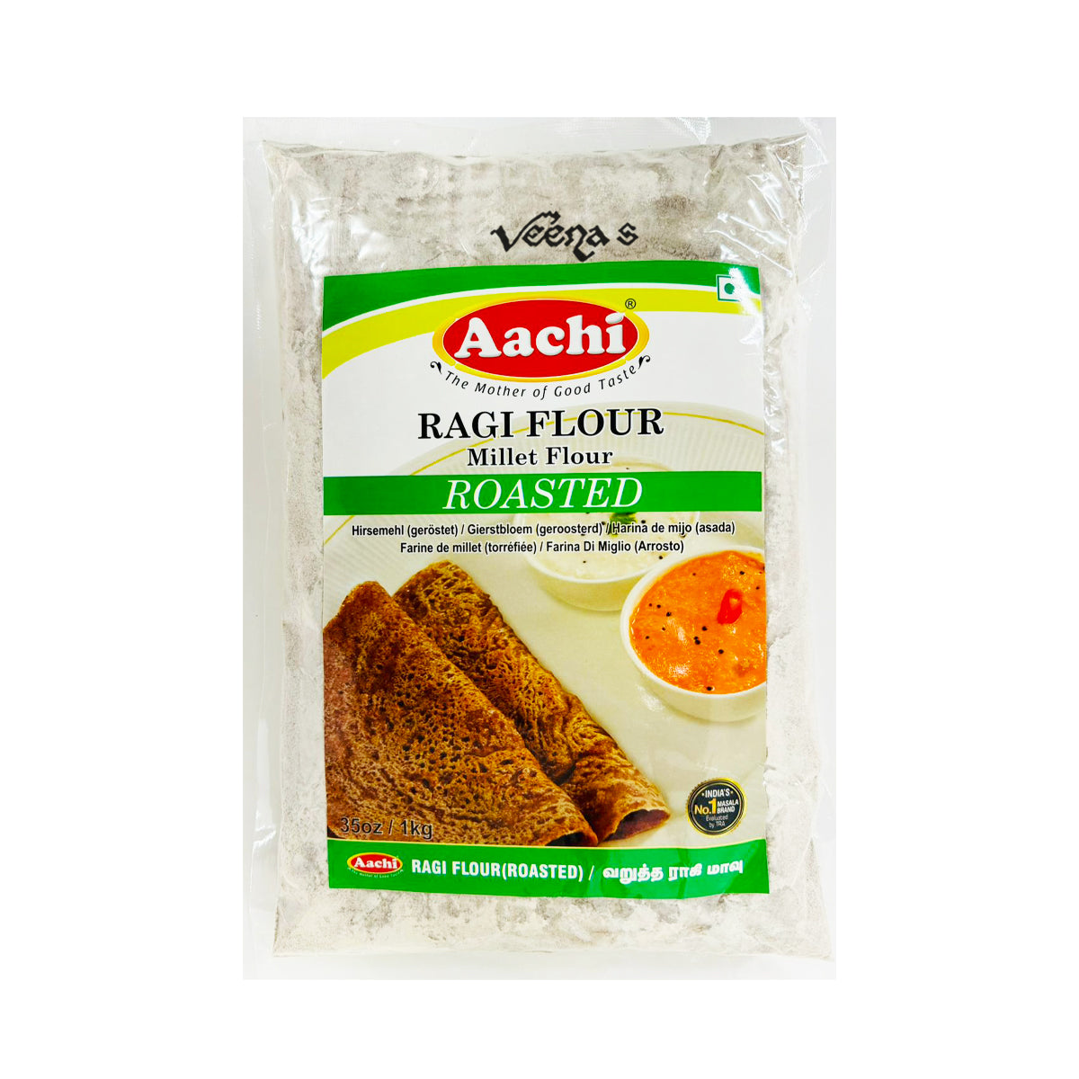 Buy Aachi Roasted Ragi Flour 1kg at Veenas.com - Online Indian Grocery Store UK