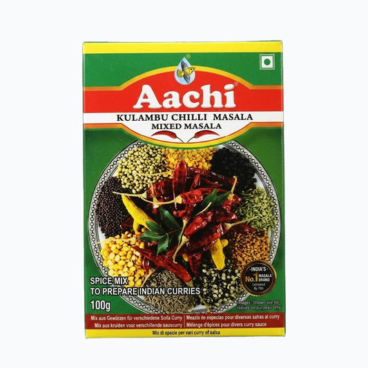 Buy Aachi Kulambu Chilli  Masala 100g Veenas.com - online Indian Grocery Store UK