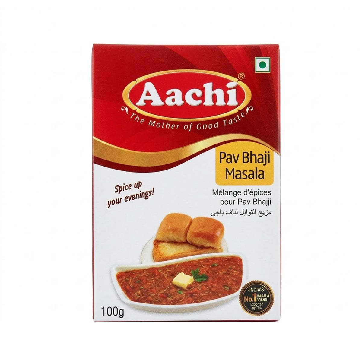 Buy Aachi Masala Pav Bhaji 100g Veenas.com - online Indian Grocery Store UK