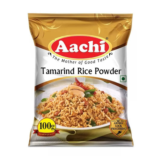 Buy Aachi Puliyotharai  Powder 100g Veenas.com Online Indian Grocery Store UK 