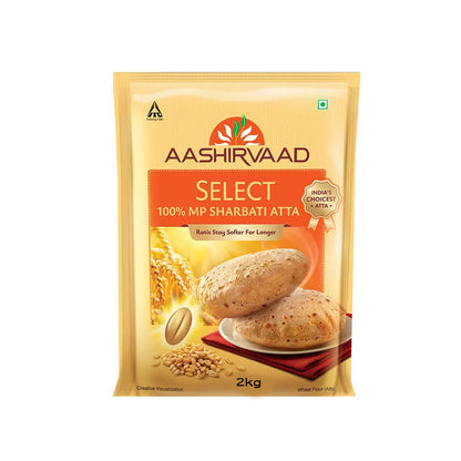 Buy Aashirvaad Select Atta 2kg at Veenas.com - Online Indian Grocery Store UK