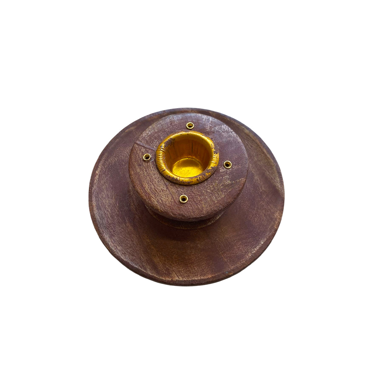 Buy Agarbatti Stand Round Wood 80g at Veenas.com - Online Indian Grocery Store UK
