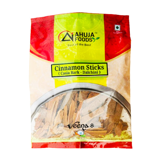 Ahuja Foods Cinnamon Sticks (Casia Bark-Dalchini) 150g