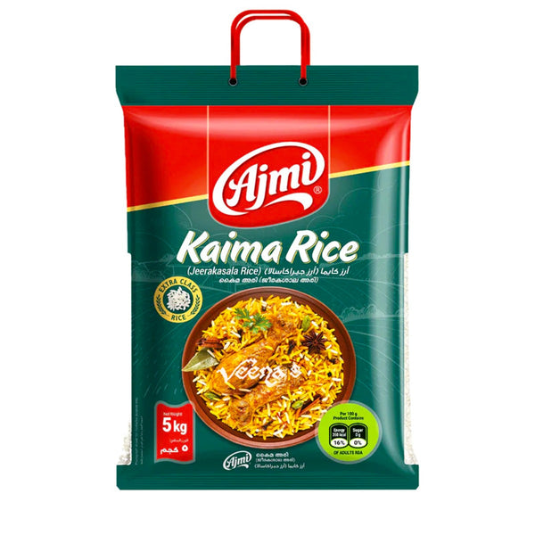 Buy Ajmi Kaima Rice 5kg Online in UK | Veena’s – veenas.com