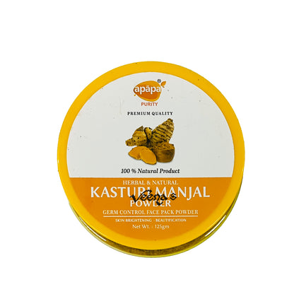 Buy Apapa Kasturi Manjal Powder 125gm at Veenas.com - Online Indian Grocery Store UK