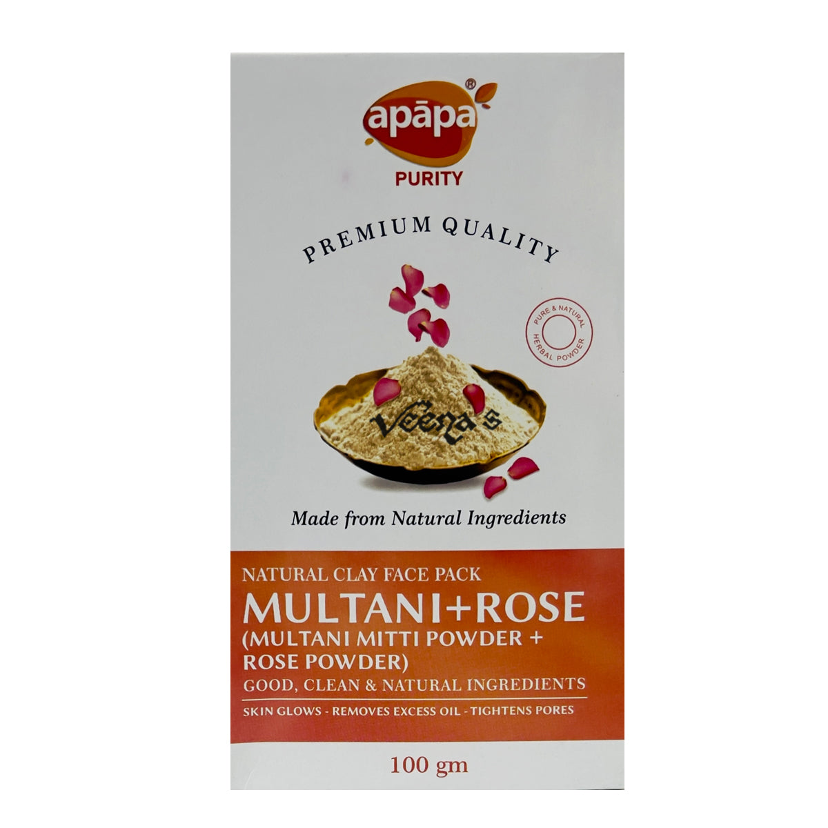 Apapa Multani Rose Powder 100g