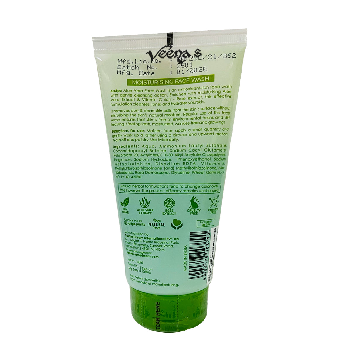 Apapa Neem Face Wash 150ml
