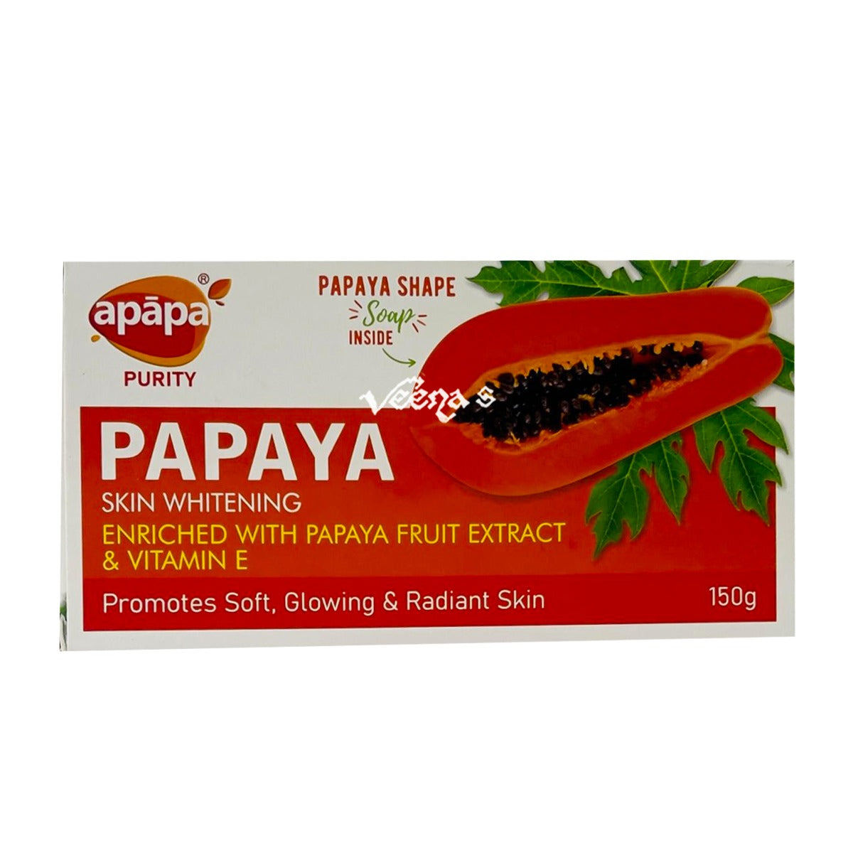 Buy Apapa Papaya Soap 150g at Veenas.com - Online Indian Grocery Store UK