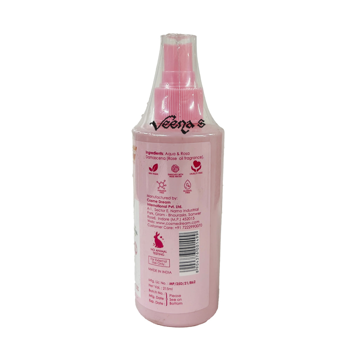 Buy Apapa Rose Facial Water 215ml at Veenas.com - Online Indian Grocery Store UK