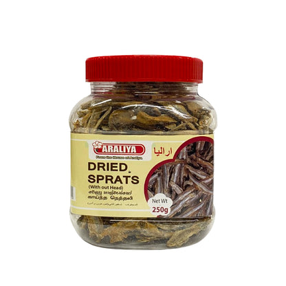 Buy Araliya Dried Sprats (Without Head) 250g at Veenas.com - Online Indian Grocery Store UK