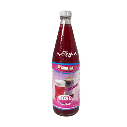 Buy Araliya Rose Syrup 75oml at Veenas.com - Online Indian Grocery Store UK