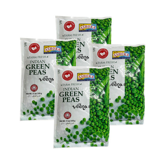 Ashoka Indian Green Peas (Pack of 4) 310g