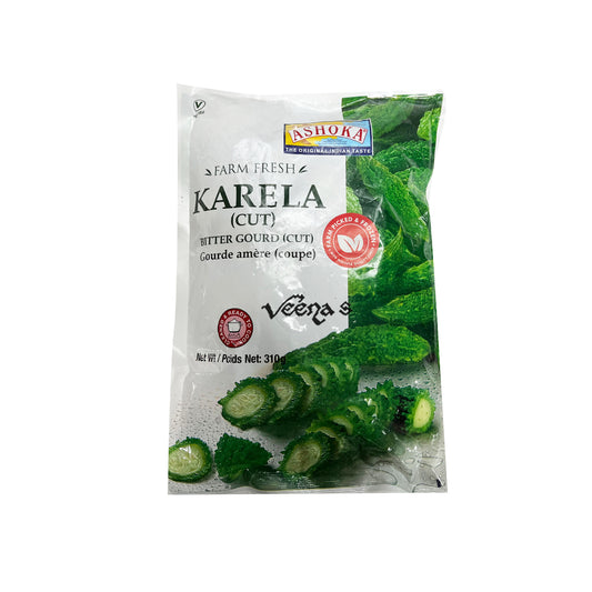 Buy Ashoka Karela (Cut) 310g at Veenas.com - Online Indian Grocery Store UK