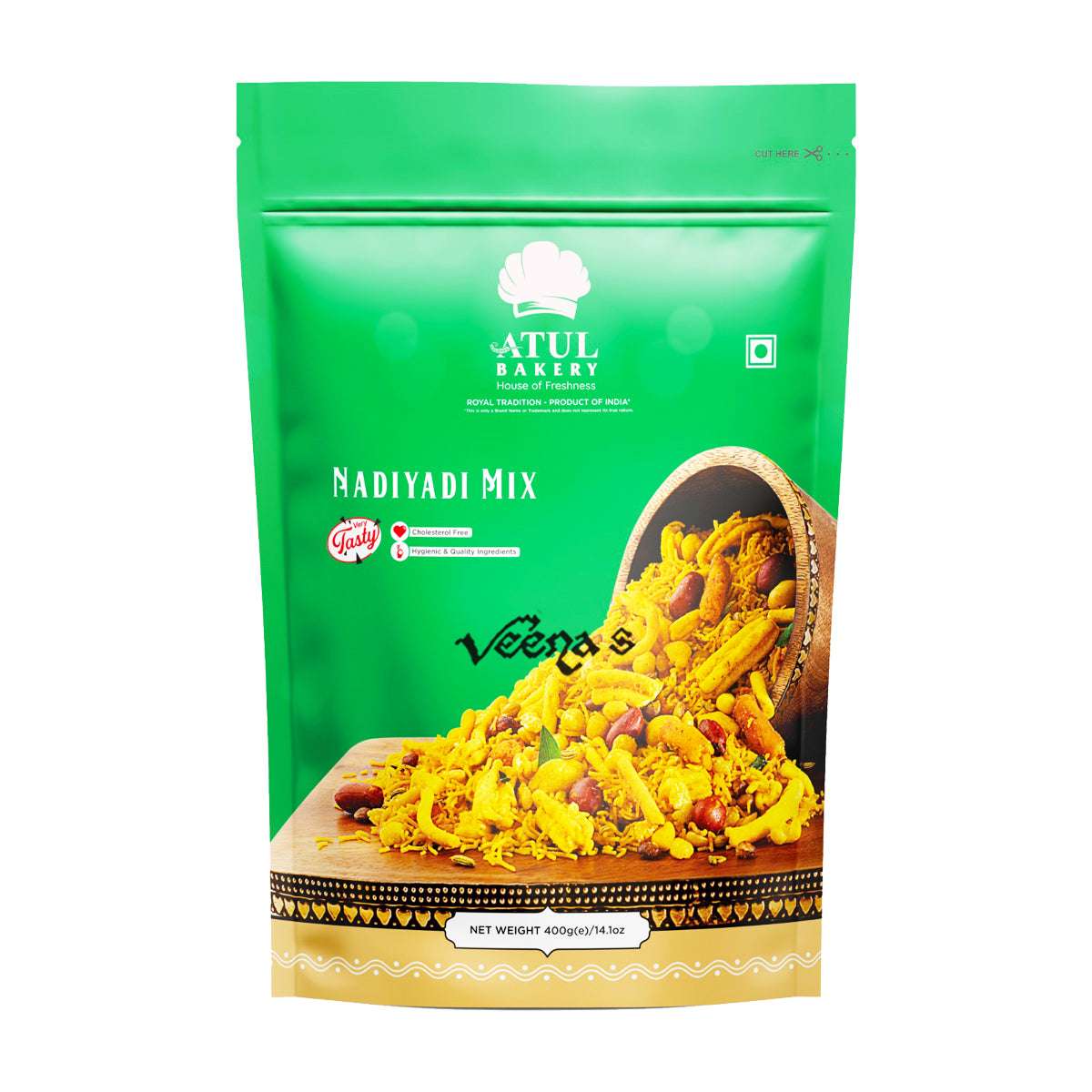 Buy Atul Bakery Nadiyadi Mix 400g at Veenas.com - Online Indian Grocery Store UK