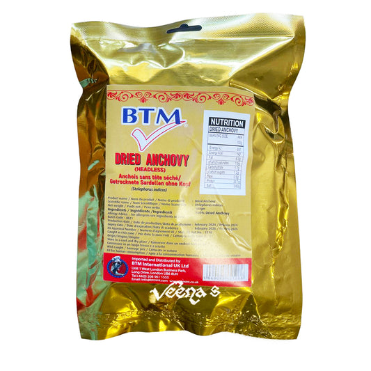 BTM Dried Anchovy (Headless) 100g