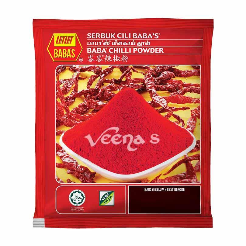 Buy Baba's Chilli Powder 1kg at Veenas.com - Online Indian Grocery Store UK