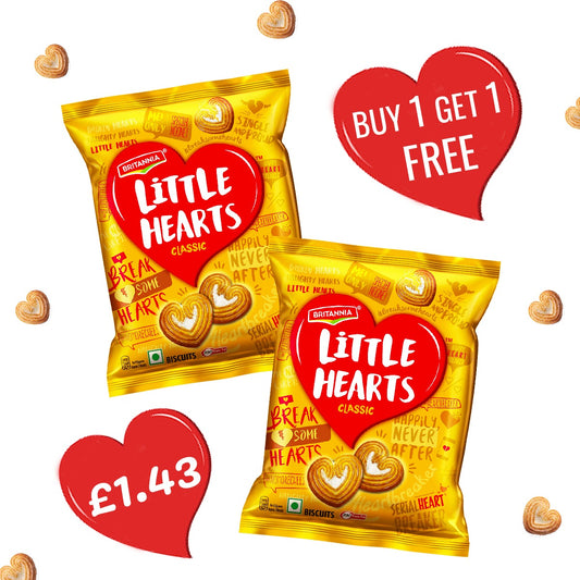 Britannia Little Hearts 75g(Buy 1 Get 1 Free)