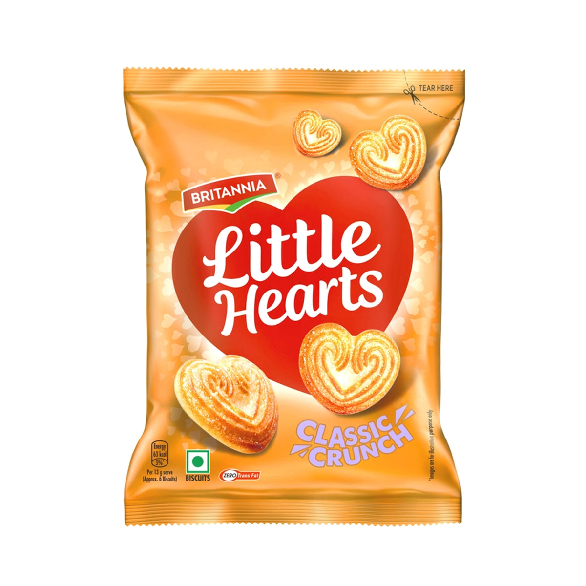 Buy Britannia Little Hearts 75g at Veenas.com - Online Indian Grocery Store UK