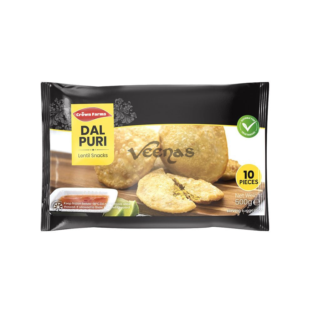 Buy Crown Farms Dal Puri 450G at Veenas.com - Online Indian Grocery Store UK