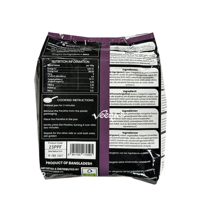 Buy Crown Farms Plain Paratha Family Pack 20Pcs at Veenas.com - Online Indian Grocery Store UK