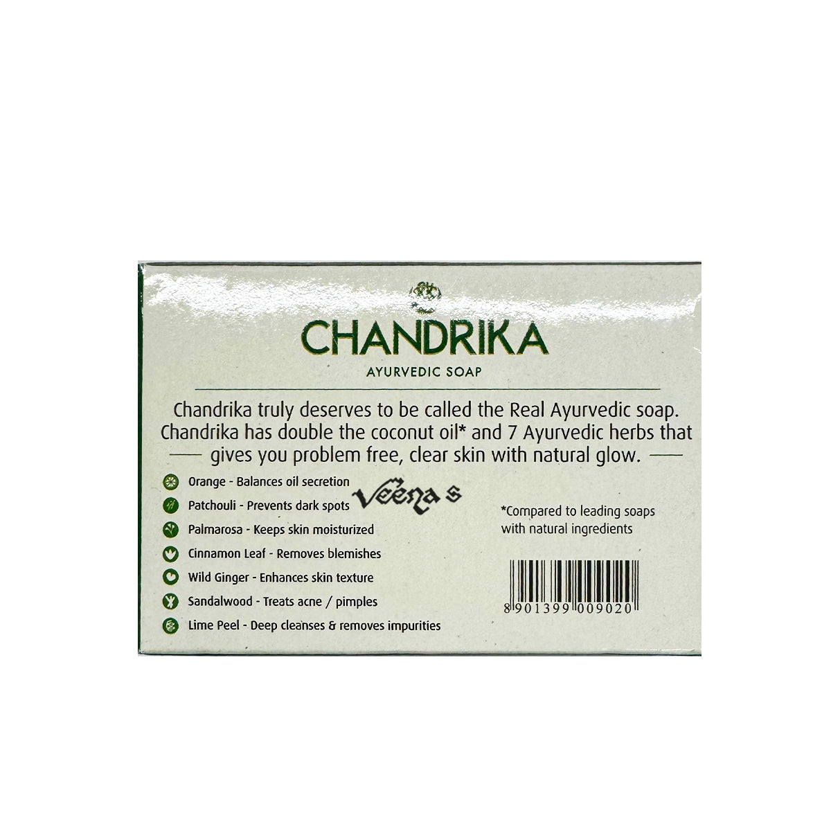 Chandrika Ayurvedic Soap 75g