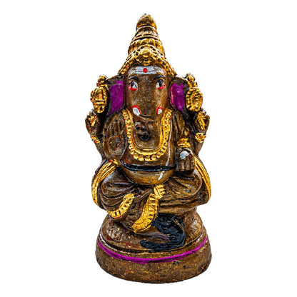 Buy Colour Clay Ganesha (Vinayagar) Idol Full Colour at Veenas.com - Online Indian Grocery Store UK