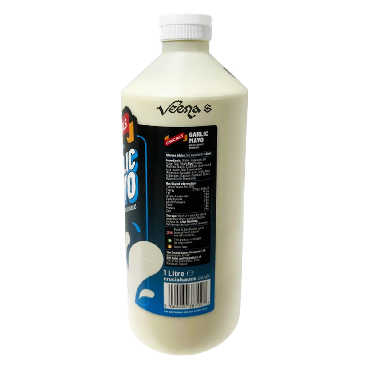 Crucials Garlic Mayo Sauce 1Ltr